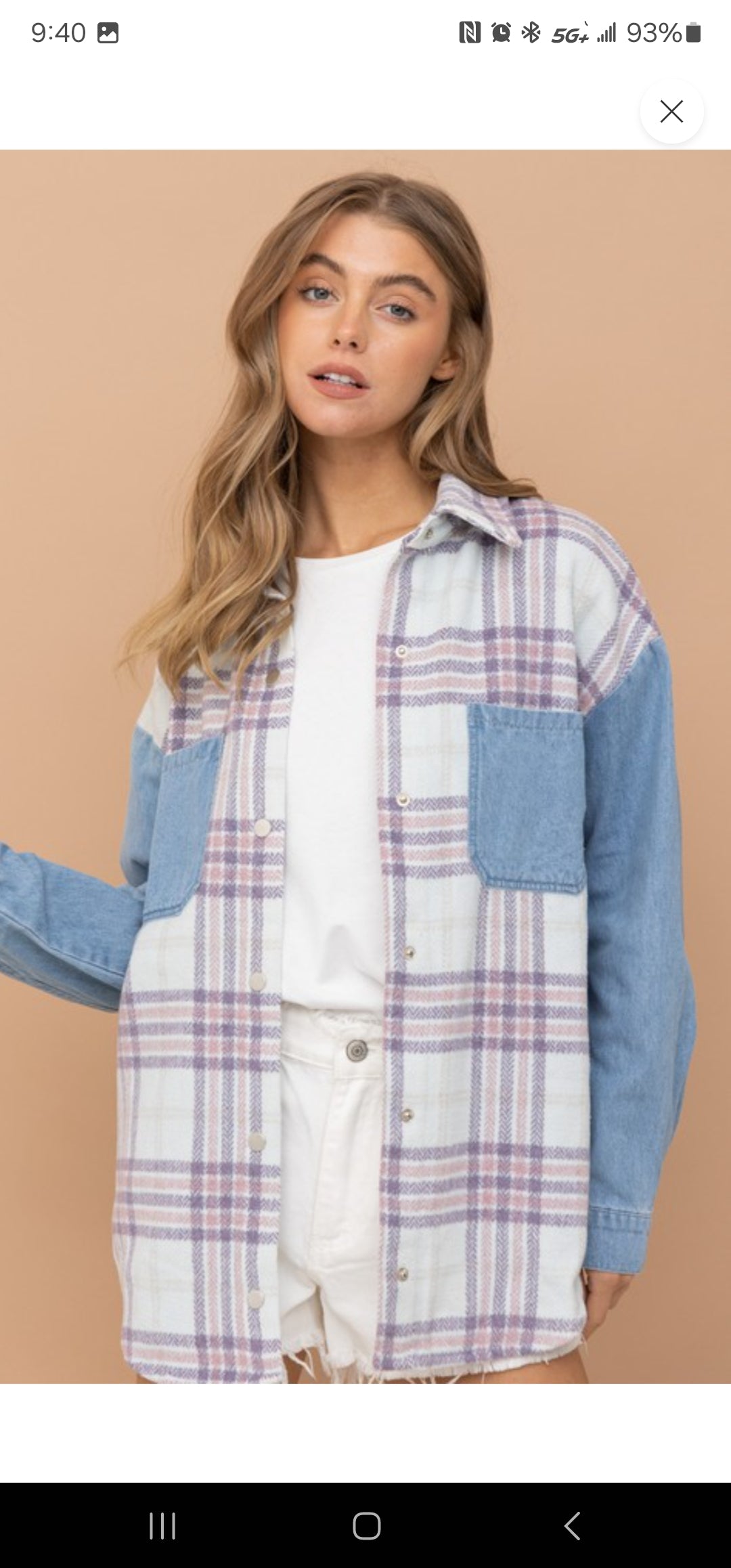 Lavender Snap Jacket